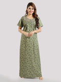 Be You Floral Printed Maxi Nightdress