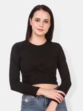 Be You Twisted Cotton Crop Top