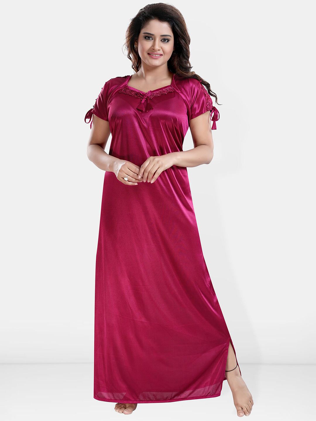 Be You Satin Maxi Nightdress
