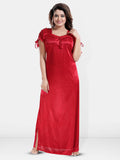 Be You Square Neck Satin Maxi Sweat Nightdress
