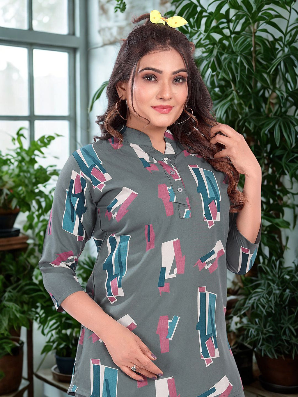 Printed Top & Trousers Co-Ords