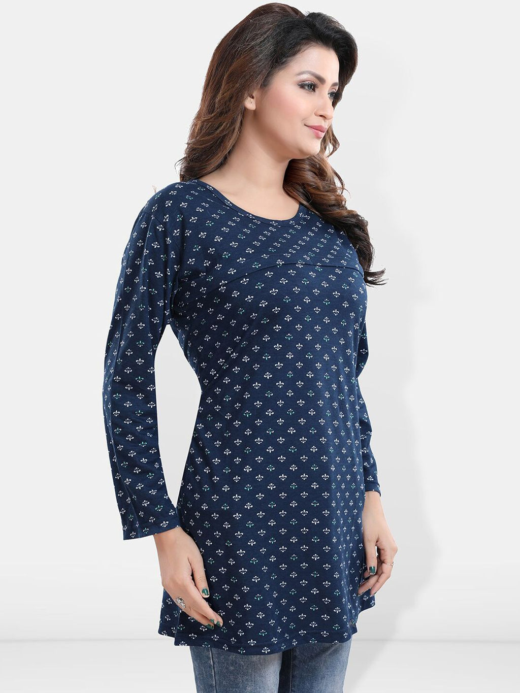 Conversational Printed Maternity Top