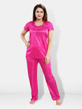 Be You Pack Of 6 Satin Maxi Wrap Nightdress With Lingerie Set