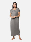 Be You Striped Maternity Maxi Nightdress