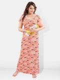 Be You Floral Printed Maternity Maxi Nightdress