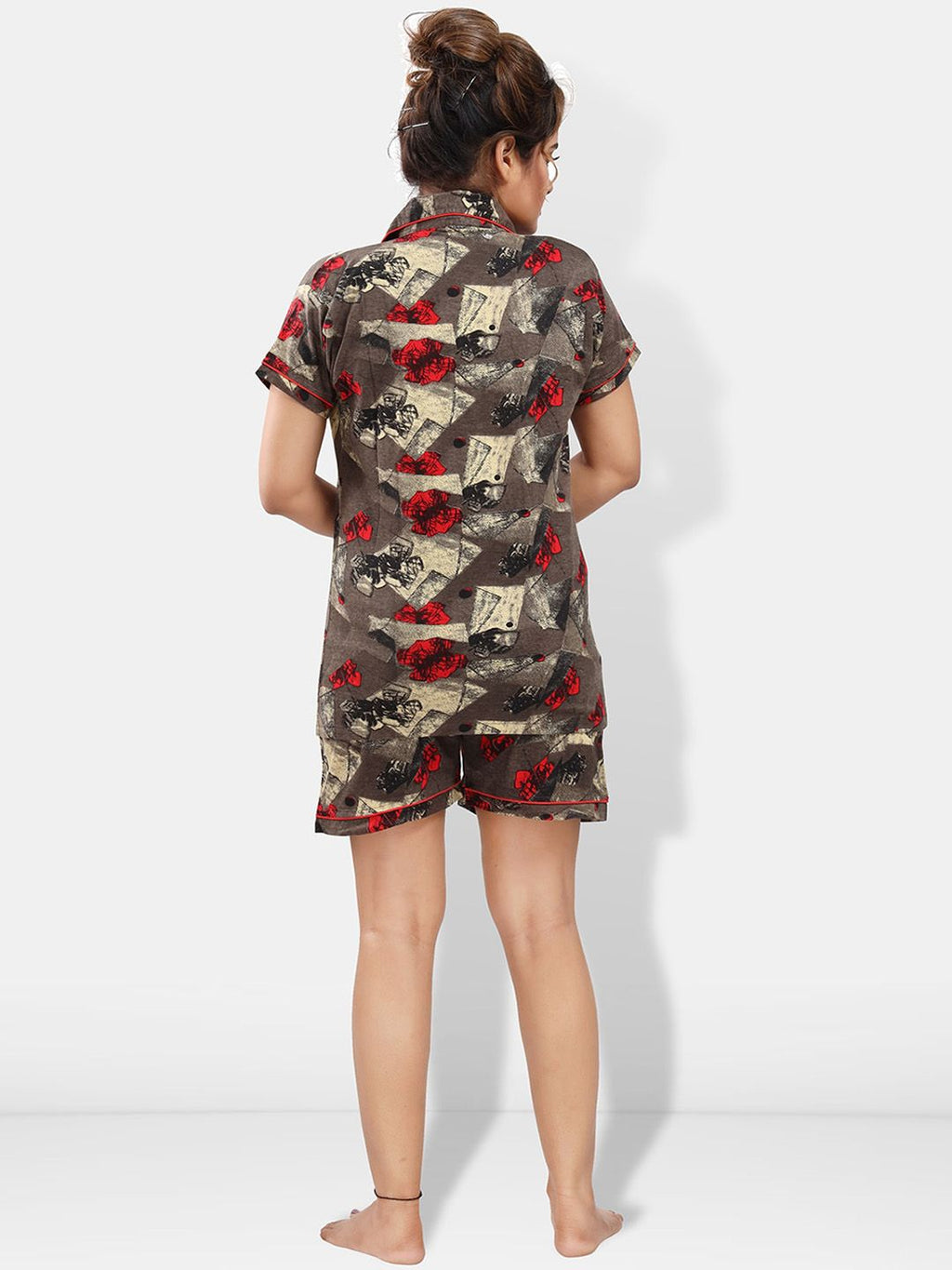 Pack Of 2 Printed Night suits