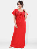 Be You Floral Embroidered Maxi Nightdress