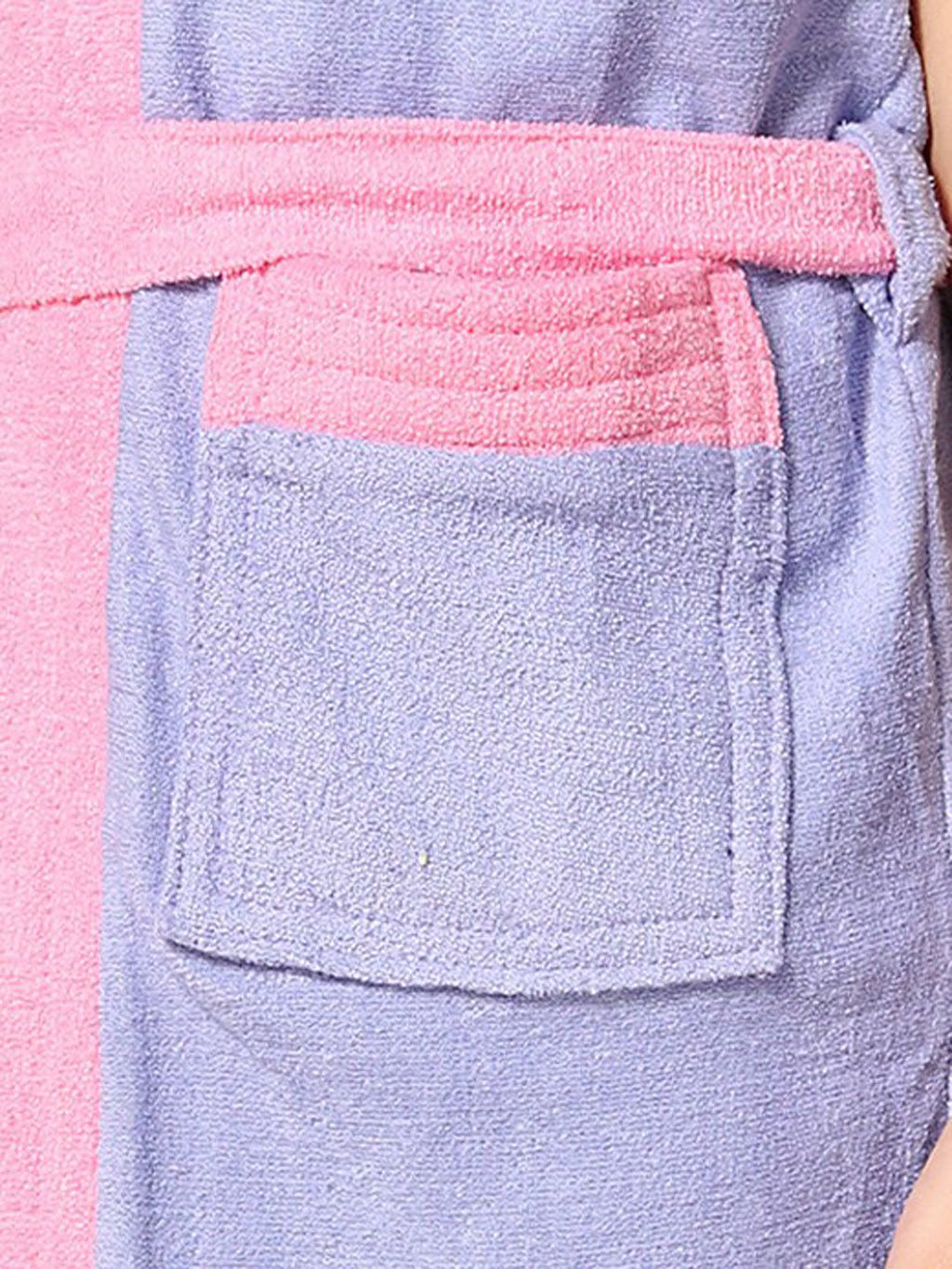 Girls Terry Cotton Water Absorbent Bath Robe With Belt