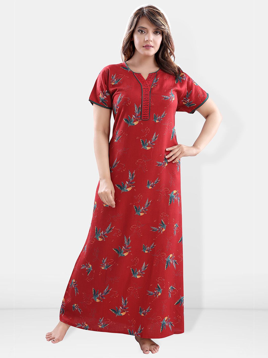 Be You Printed Maxi Nightdress