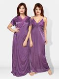 Be You V-Neck Maxi Wrap Nightdress With Robe