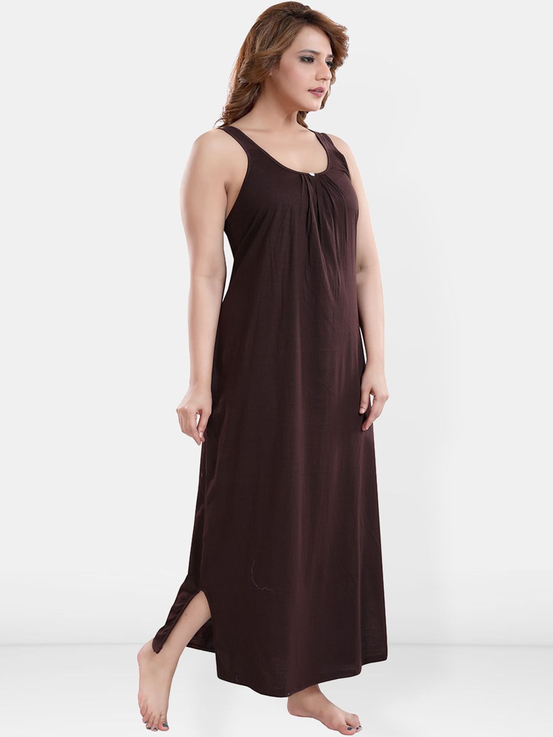 Cotton Full Nighty Slip