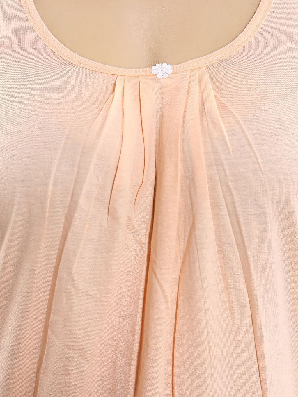 Sleeveless Cotton Maxi Nightdress