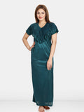 Be You Women Round Neck Maxi Nightdress