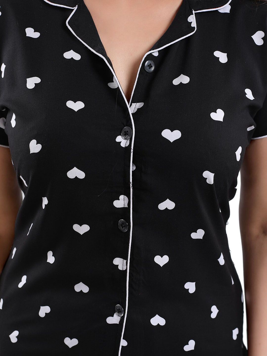 Women Graphic Printed Night suit