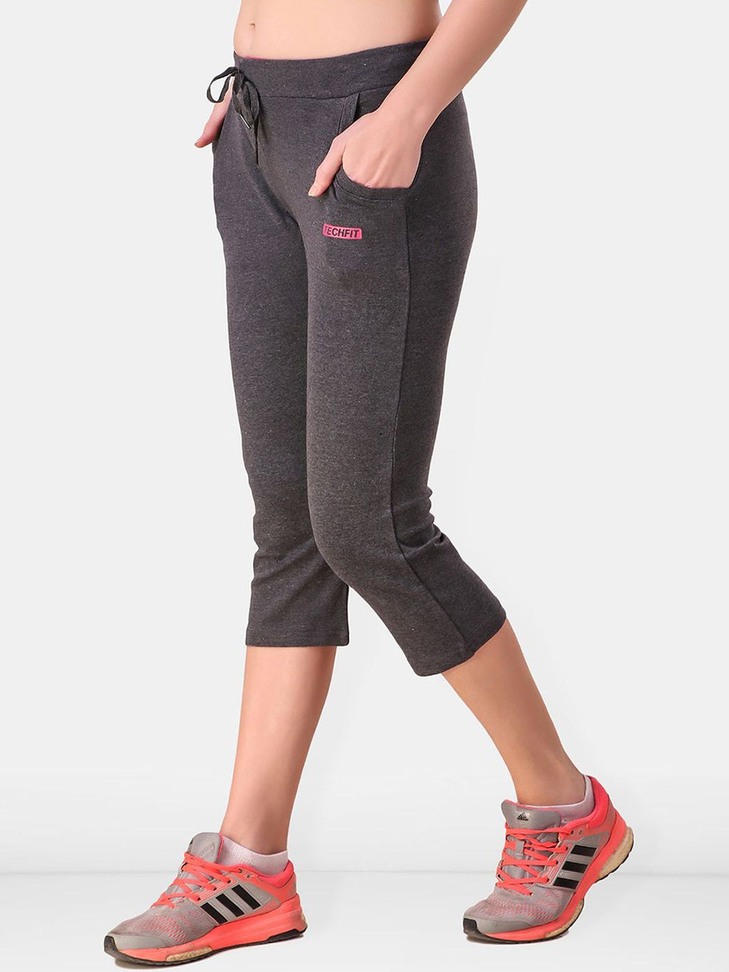 Mid Rise Solid Women Tights