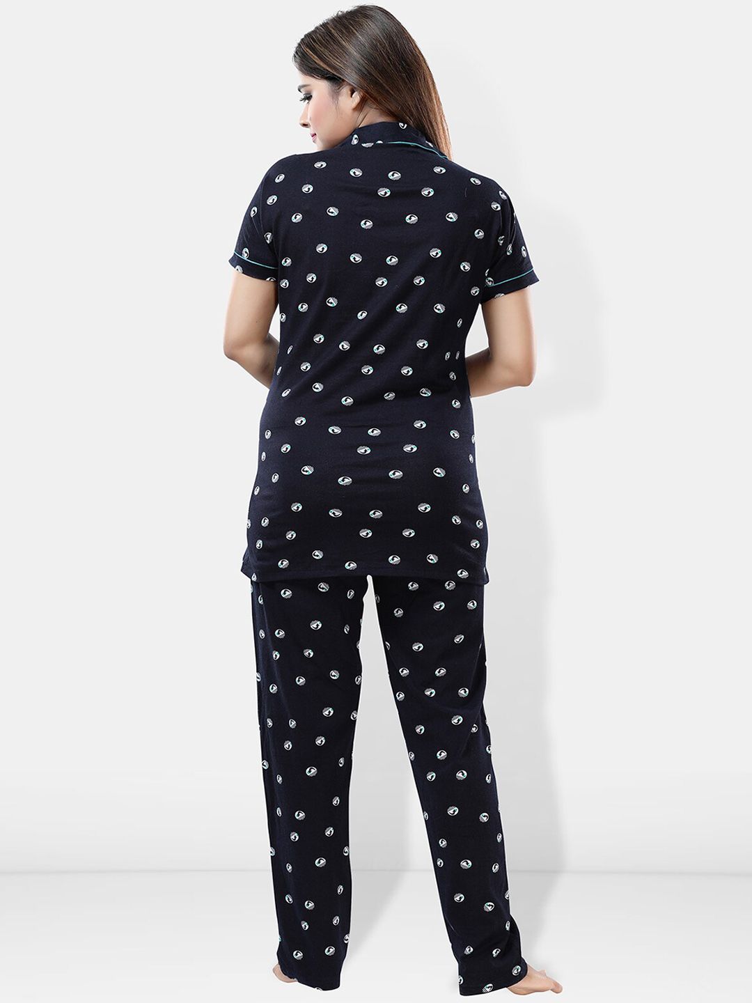 Pack Of 2 Printed Night suit