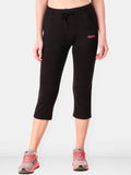 Be You Women Solid Three Fourth-Length Gym Tights