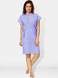 Be You Women Printed Cotton Anti-bacterial Super Soft Bath Robe With Belt