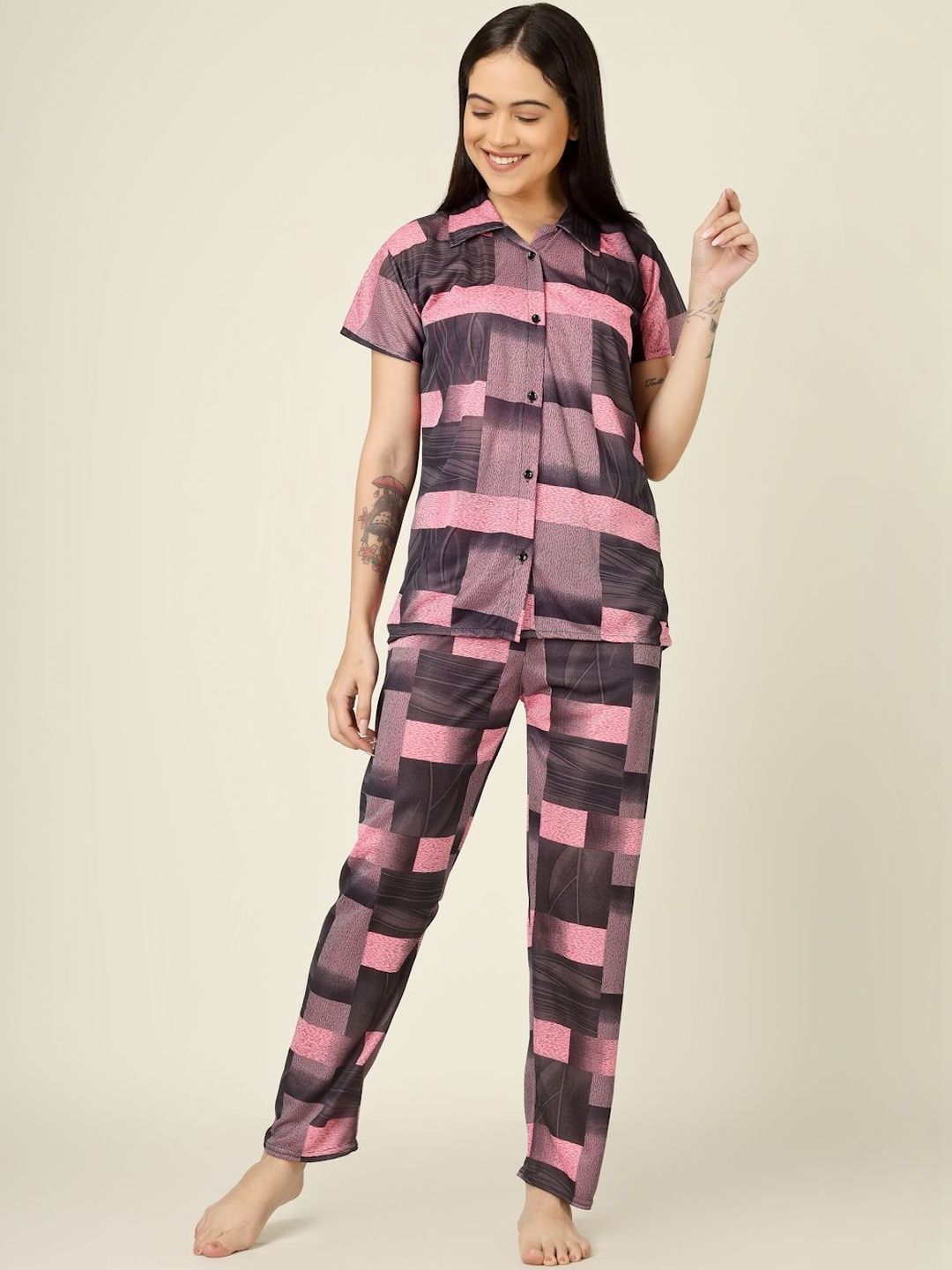 Be You Women Printed Night suit