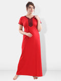 Be You Floral Embroidered Maxi Nightdress