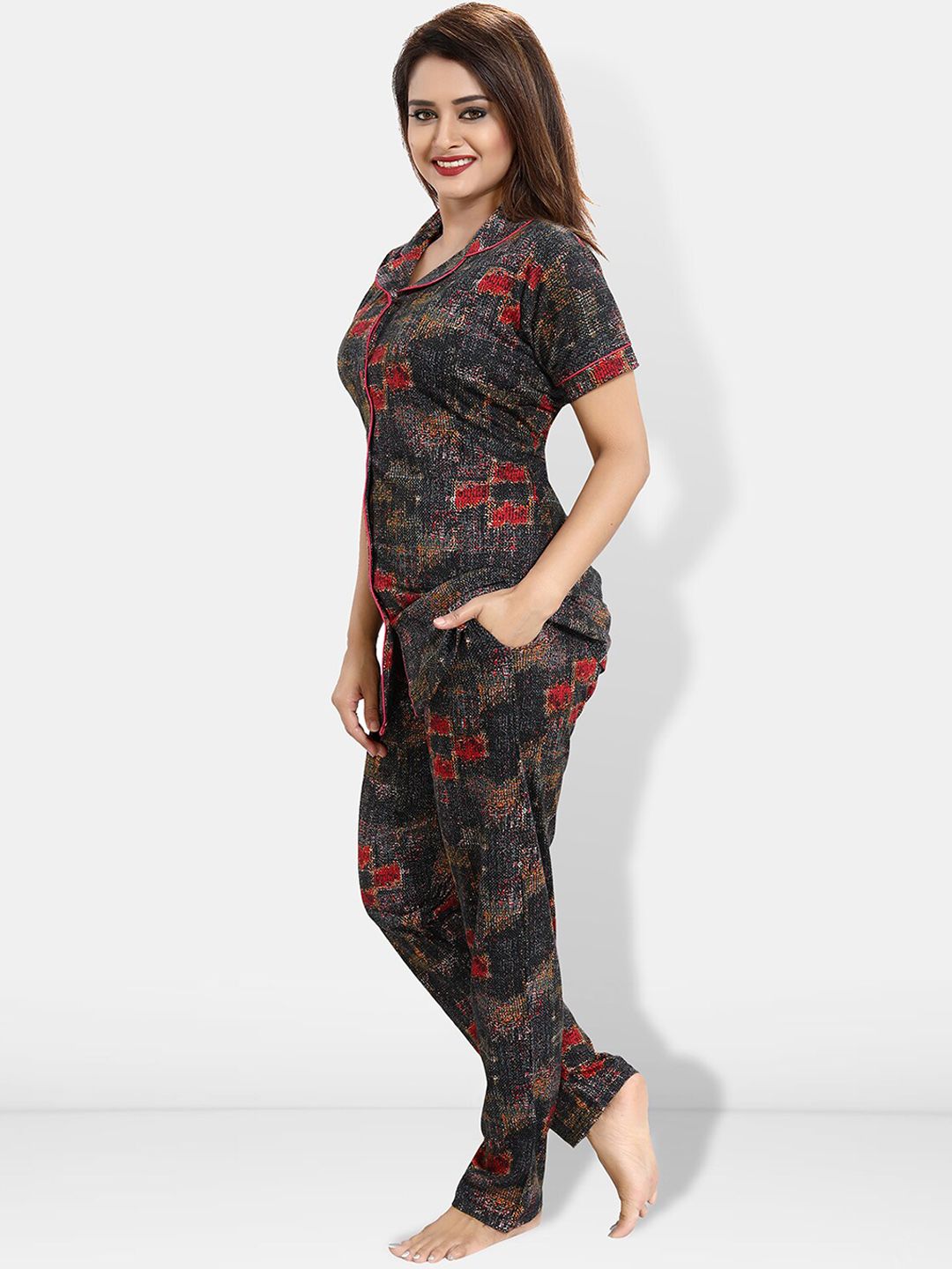 Printed Shirt & Pyjama