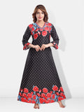 Be You Floral Printed Satin Maxi Nightdress