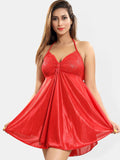 Be You Satin Halter Neck Baby Doll