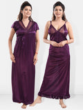 Be You V-Neck Satin Maxi Nightdress