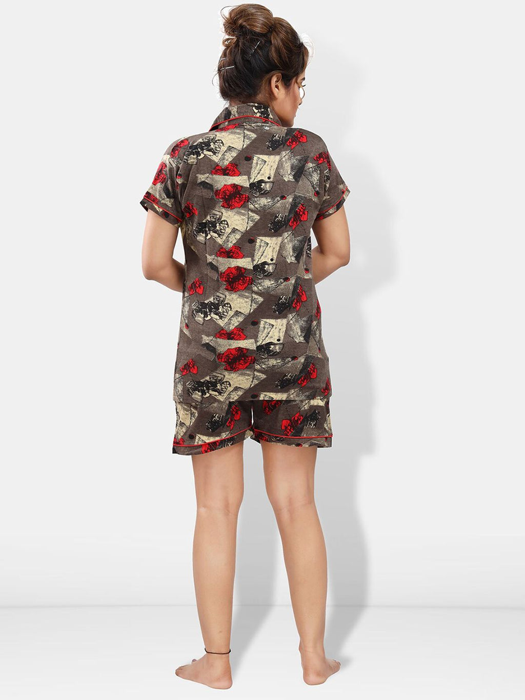 Pack Of 2 Printed Night suits