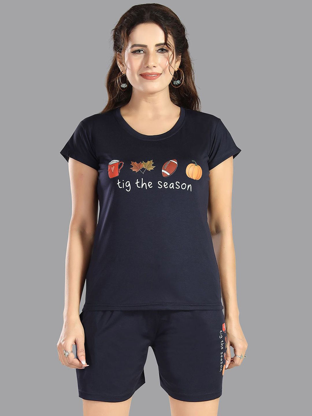 Be You Women Typography Printed Night suit