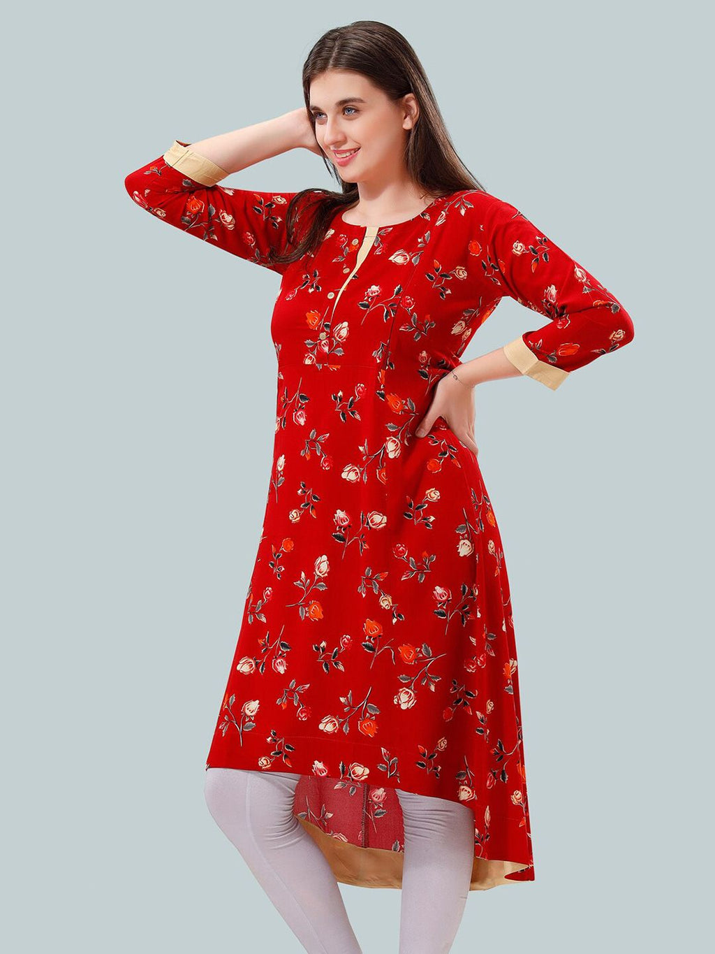 Floral Printed Maternity Kurta