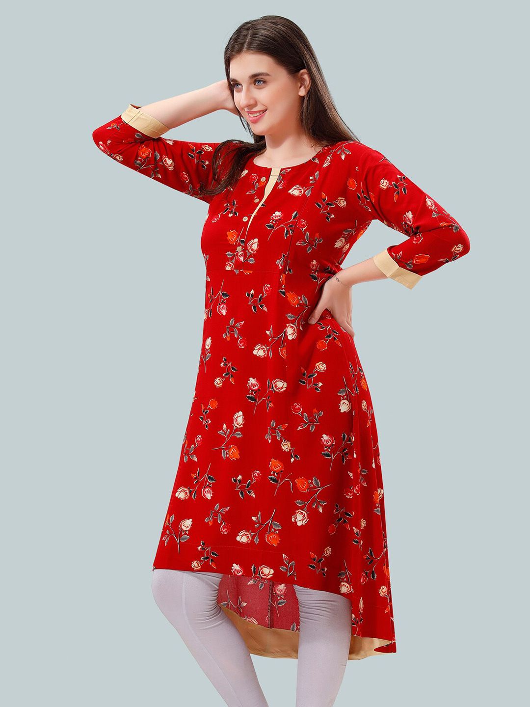 Floral Printed Maternity Kurta