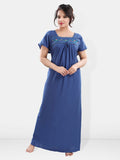 Be You Floral Embroidered Maxi Sweat Nightdress