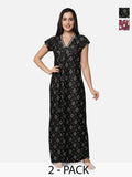 Be You Printed Maxi Nightdress Pack Of 2