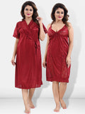 Be You Maroon Nightdress
