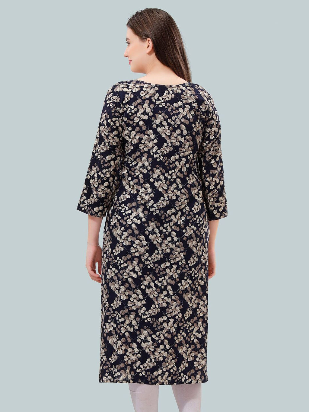 Women Foil Printed Maternity Kurta