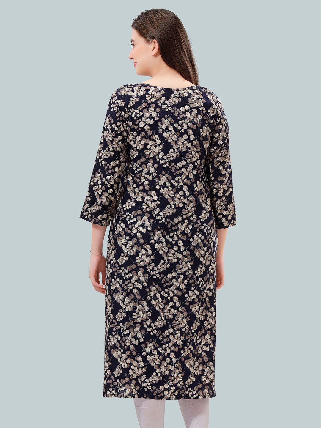 Women Foil Printed Maternity Kurta