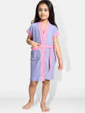 Be You Girls Terry Cotton Water Absorbent Bath Robe With Belt