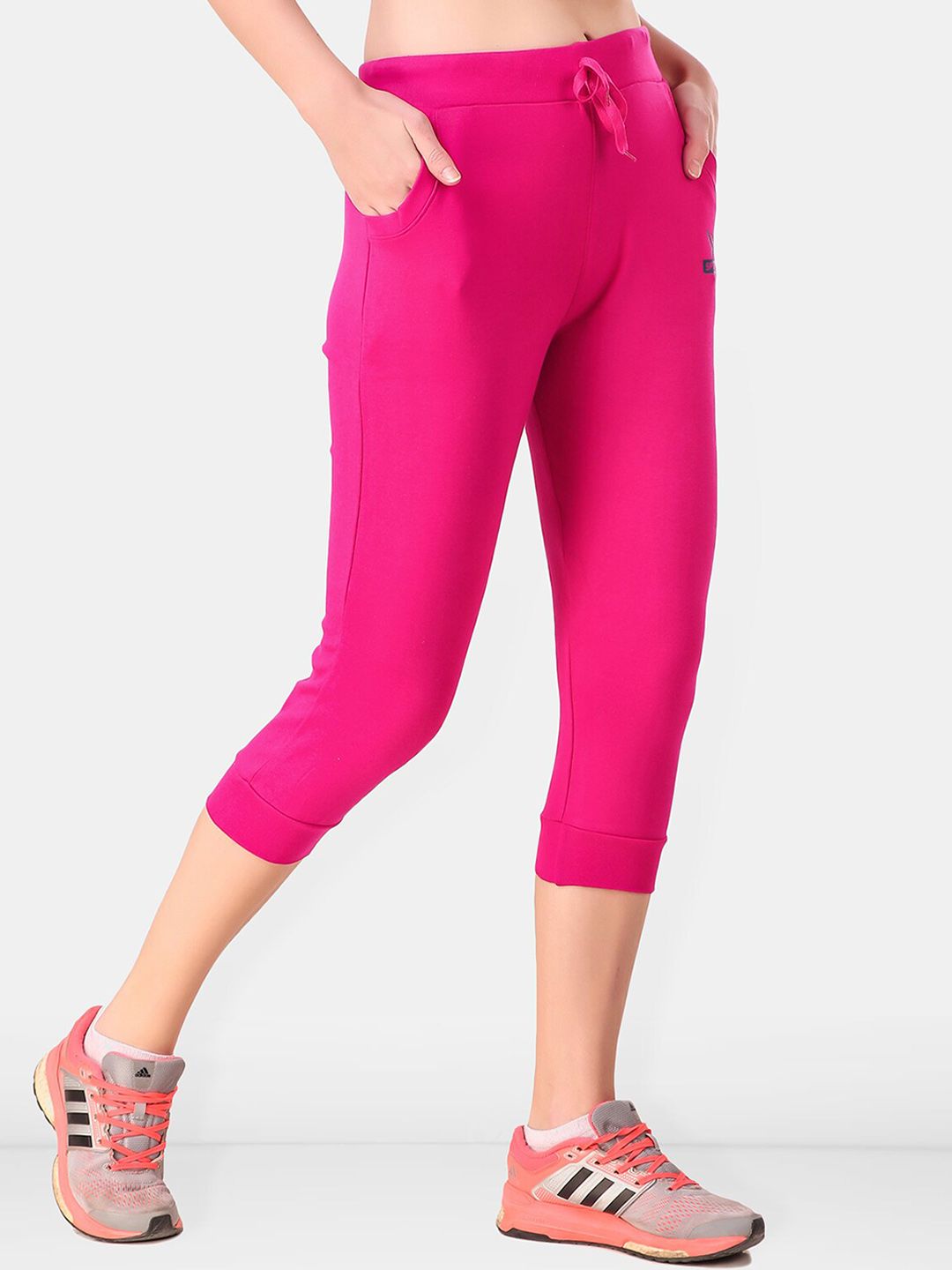 Mid Rise Solid Women Tights