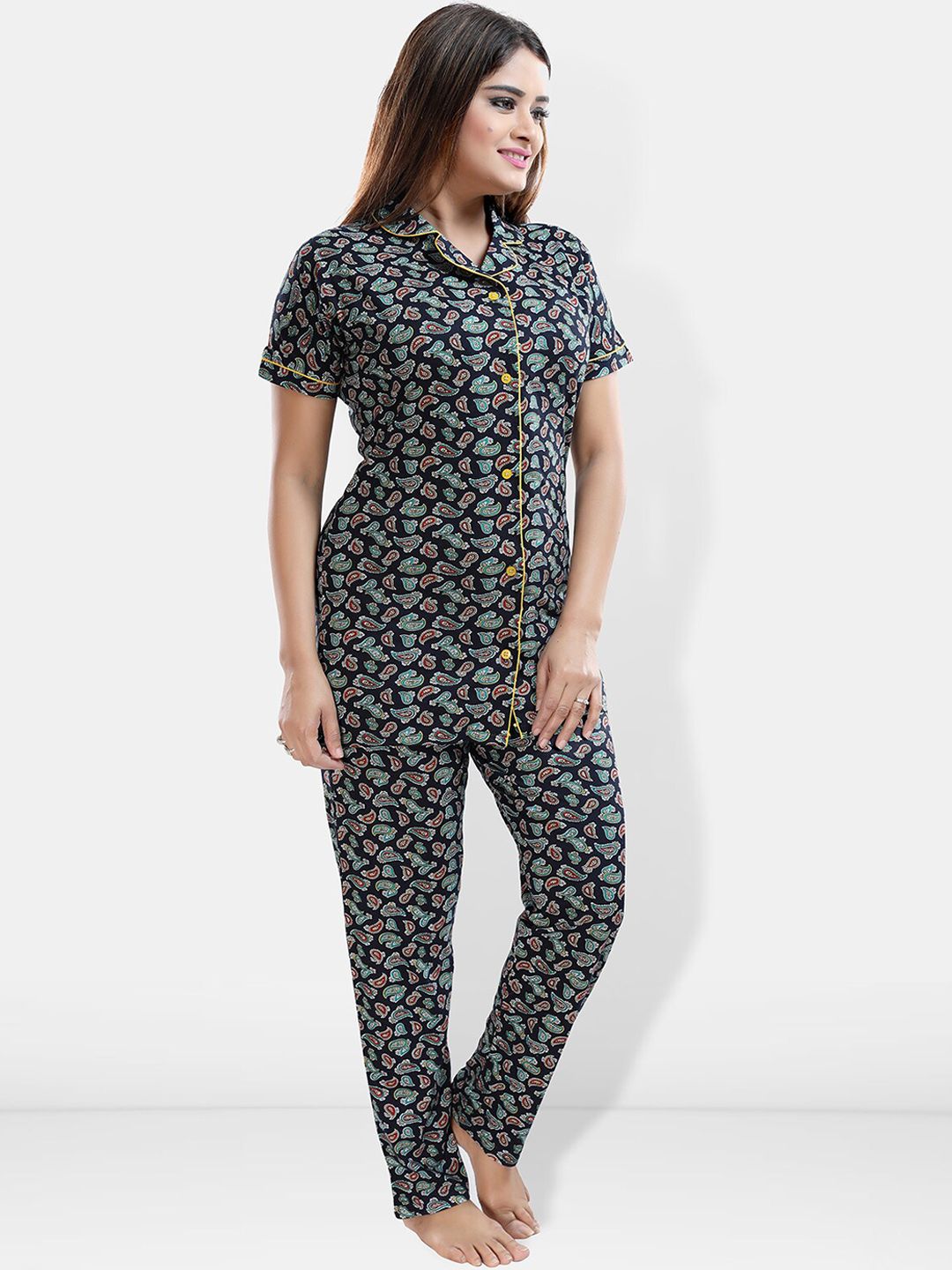 Printed Shirt & Pyjama