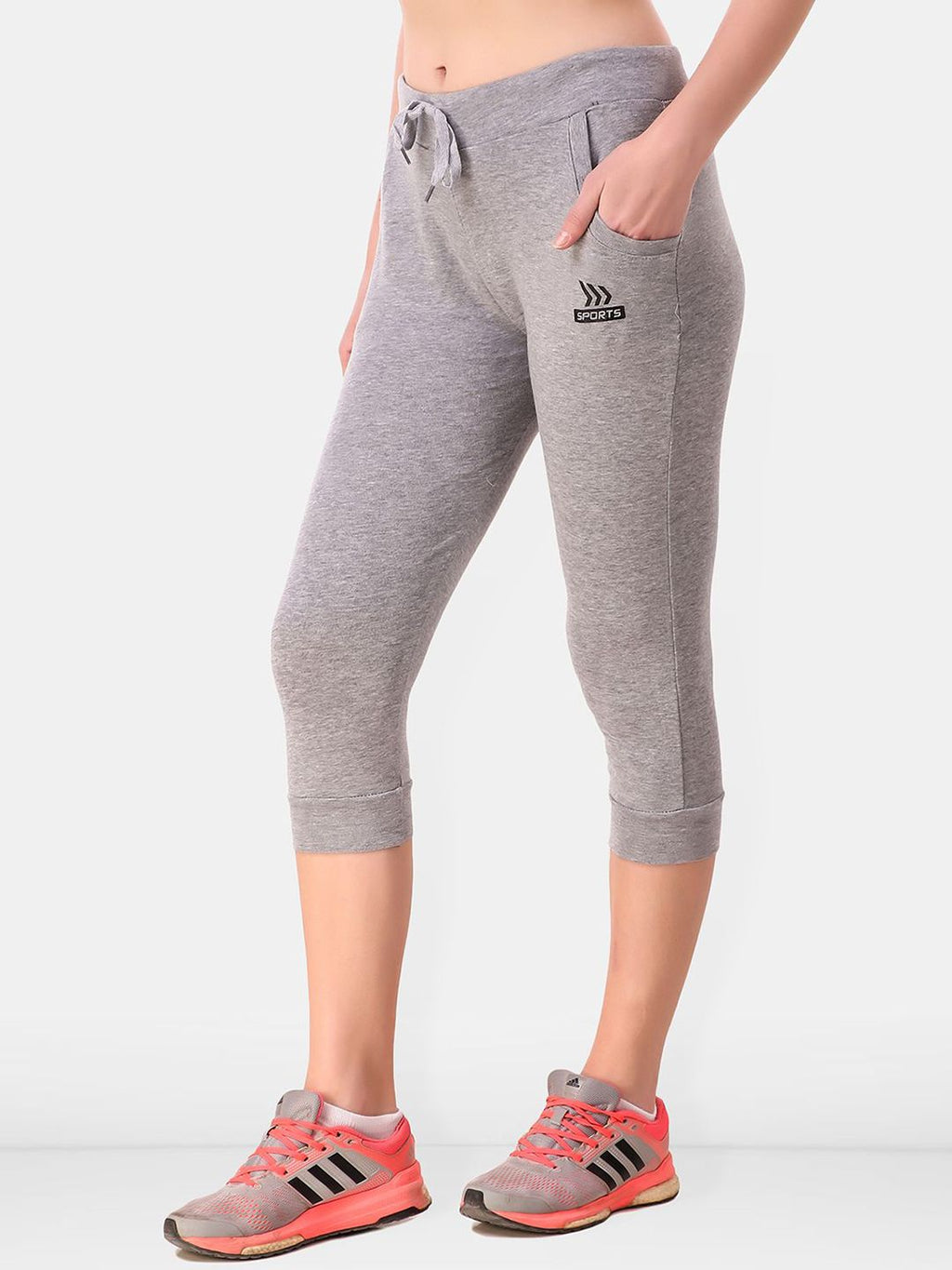 Women Solid Mid Rise Tights