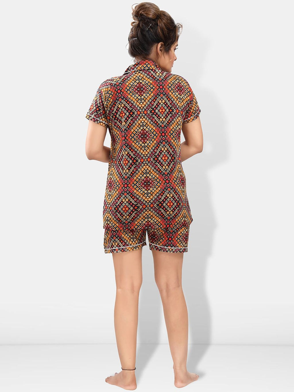 Pack Of 2 Floral Printed Night Suit