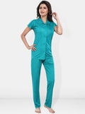 Be You Satin Shirt & Lounge Pant Night Suit