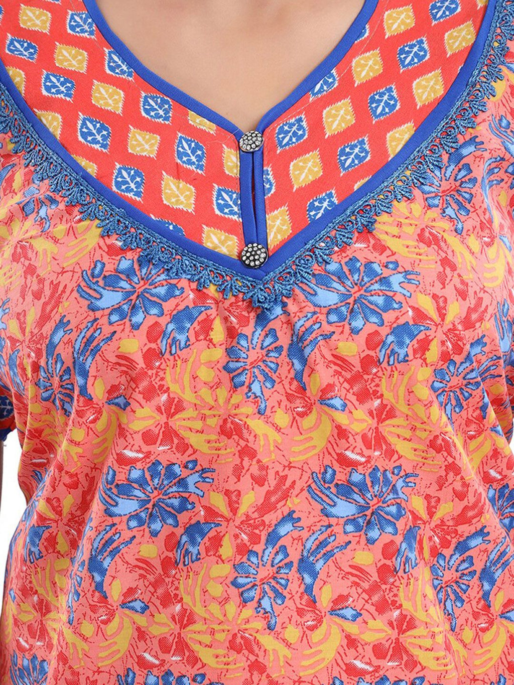 Printed Pure Cotton Maxi Nightdress