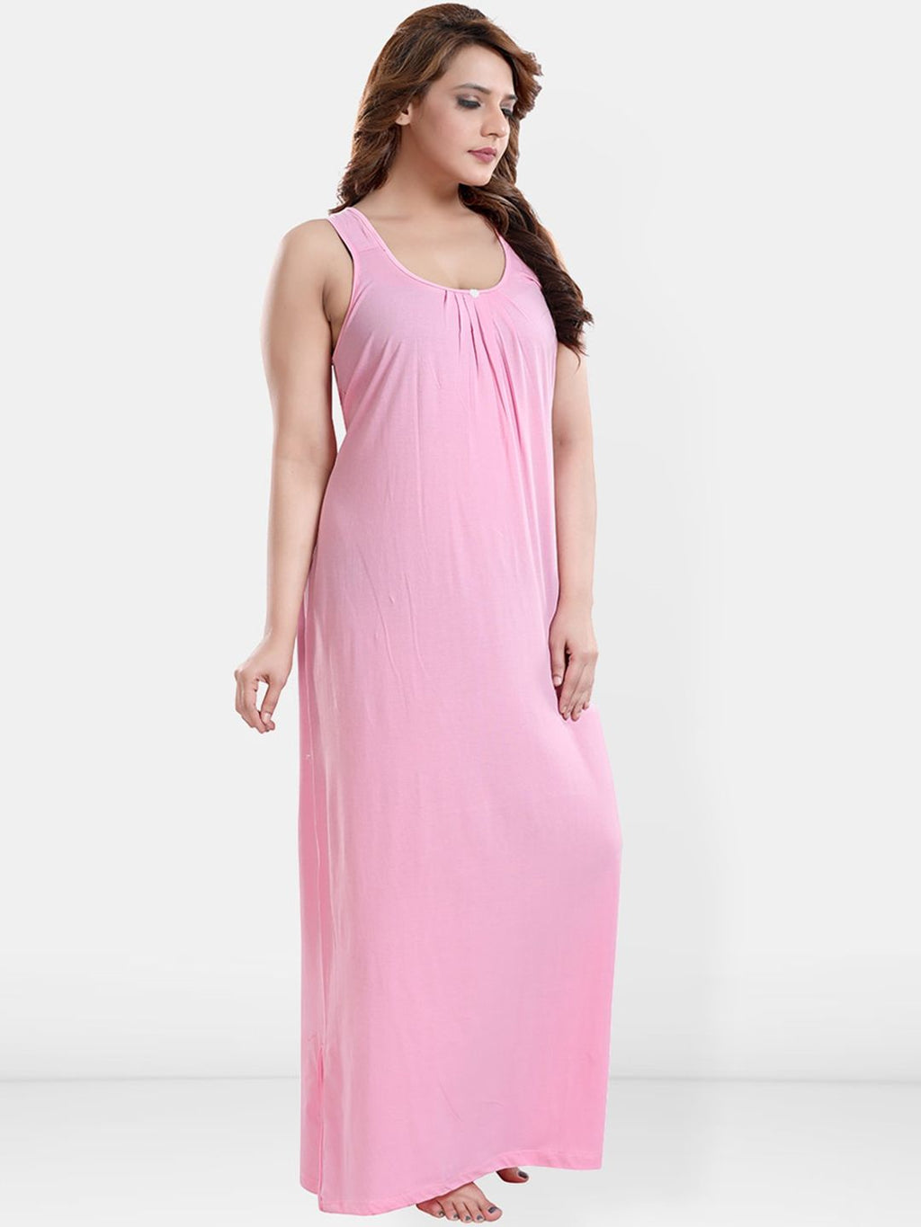 Cotton Full Nighty Slip
