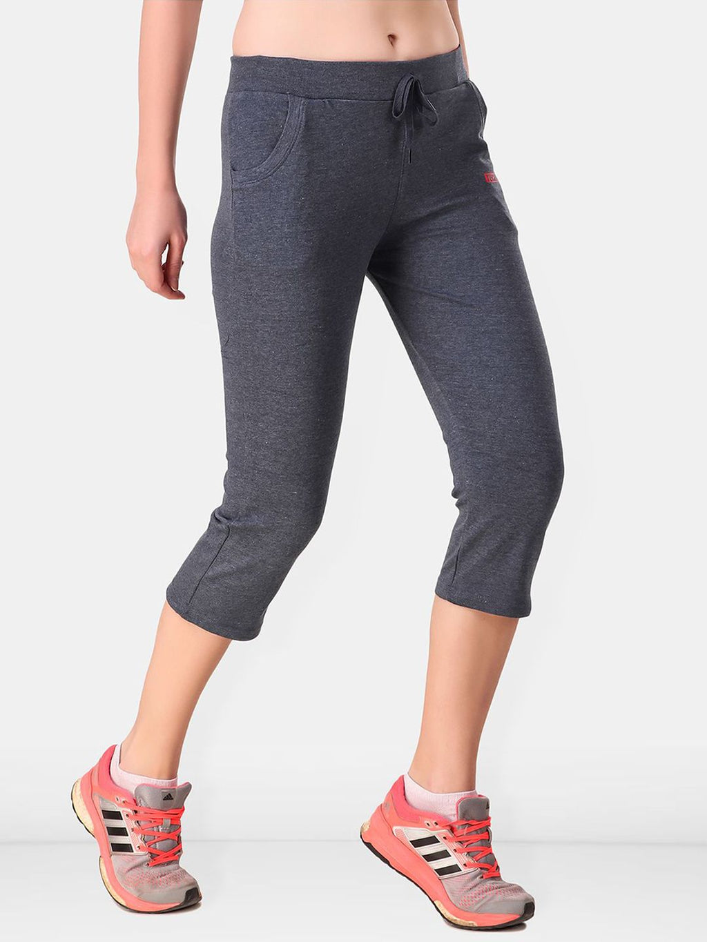Women Solid Cotton Three Fourth-Length Tights