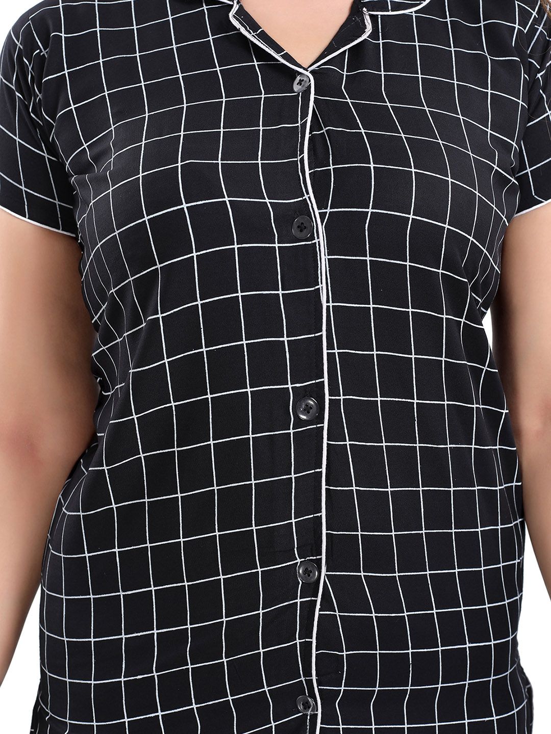 Women Checked Night suit