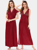Be You Satin Maxi Nightdress With Robe