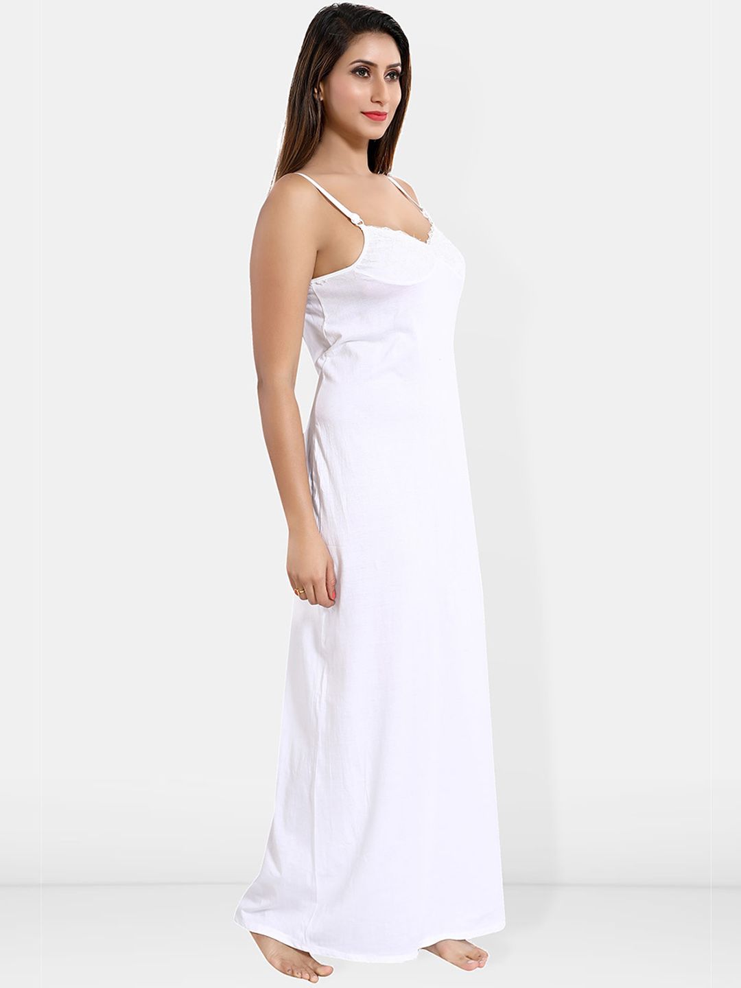 Cotton Full Nighty Slip