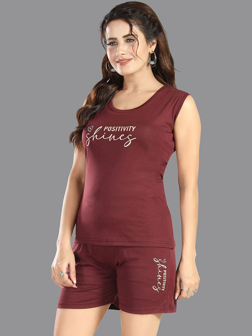Women Printed Night suit